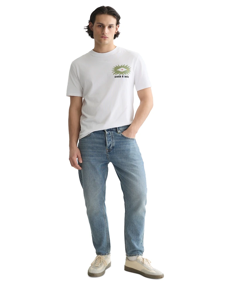 Scotch & Soda Men's Short-Sleeve Crewneck Cotton T-Shirt