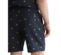 Scotch & Soda Men's Mid Rise Printed Shorts