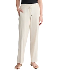 Jones New York Petite Mid Rise Welt Pocket Long Casual Pants