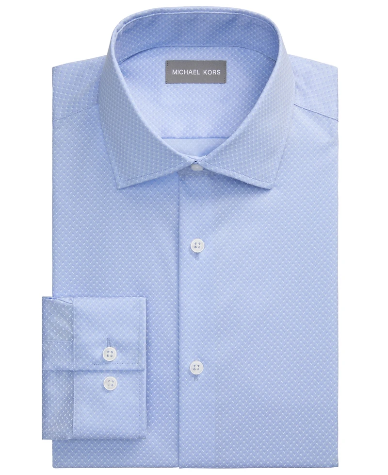 Michael Kors Men's Stretch Spread-Collar Dress Shirt