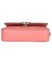 Pre-Owned Gucci Pink Senna Calfskin Petite Gg Top Handle Shoulder Bag