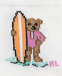 Polo Ralph Lauren Baby Girls' Classic Crew Socks, 3-Pack