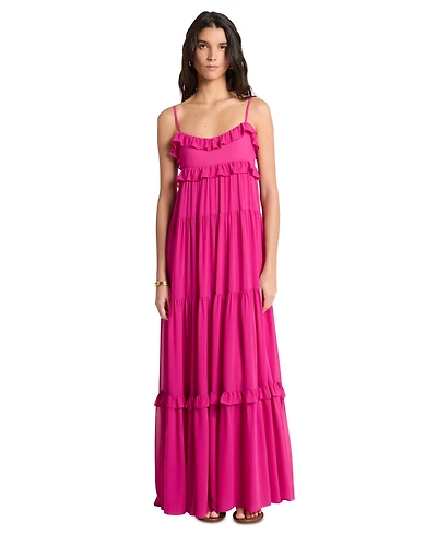 Michael Kors Women's Sleeveless Tiered Maxi Dress