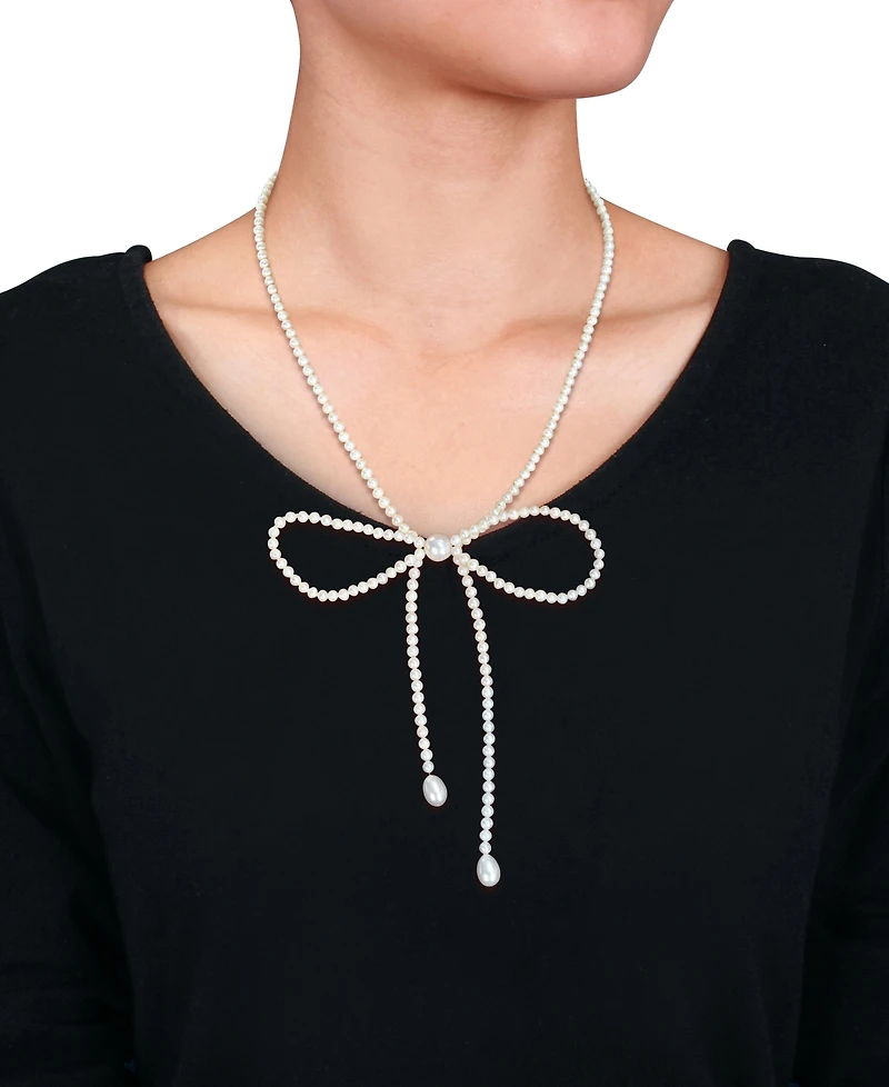 Macy's Cultured Freshwater Pearl Necklace in Sterling Silver