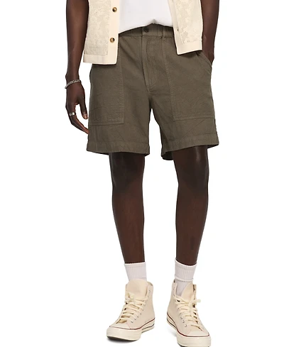 Lucky Brand Men's 9" Textured Casual Shorts
