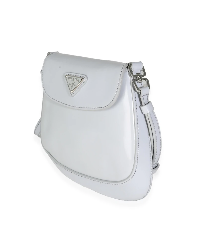 Pre-Owned Prada Cornflower Brushed Leather Mini Cleo