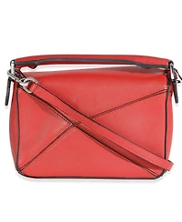 Pre-Owned Loewe Scarlet Calfskin Mini Puzzle Bag