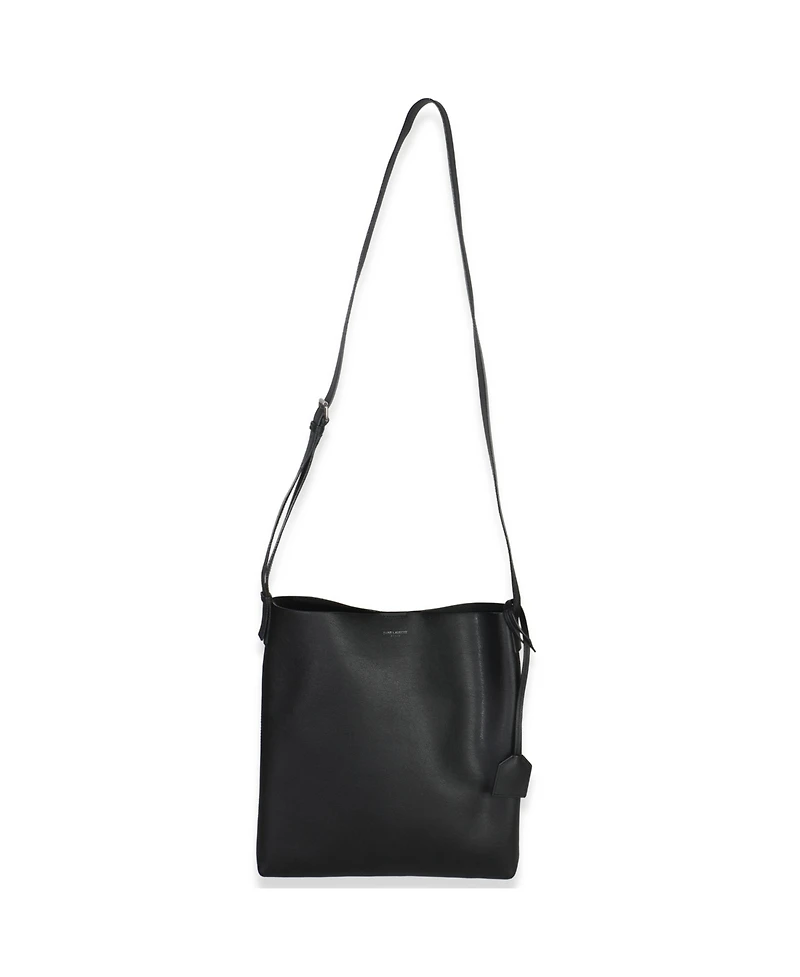 Pre-Owned Saint Laurent Black Leather Bold Hobo