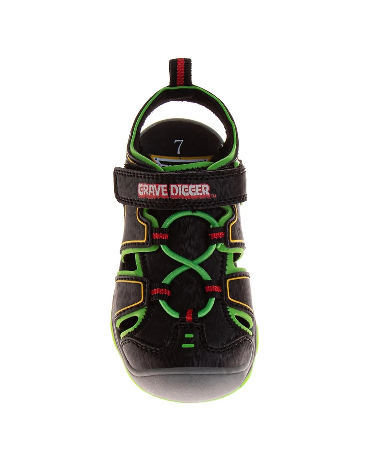 Monster Jam Little Boys Sport Sandals