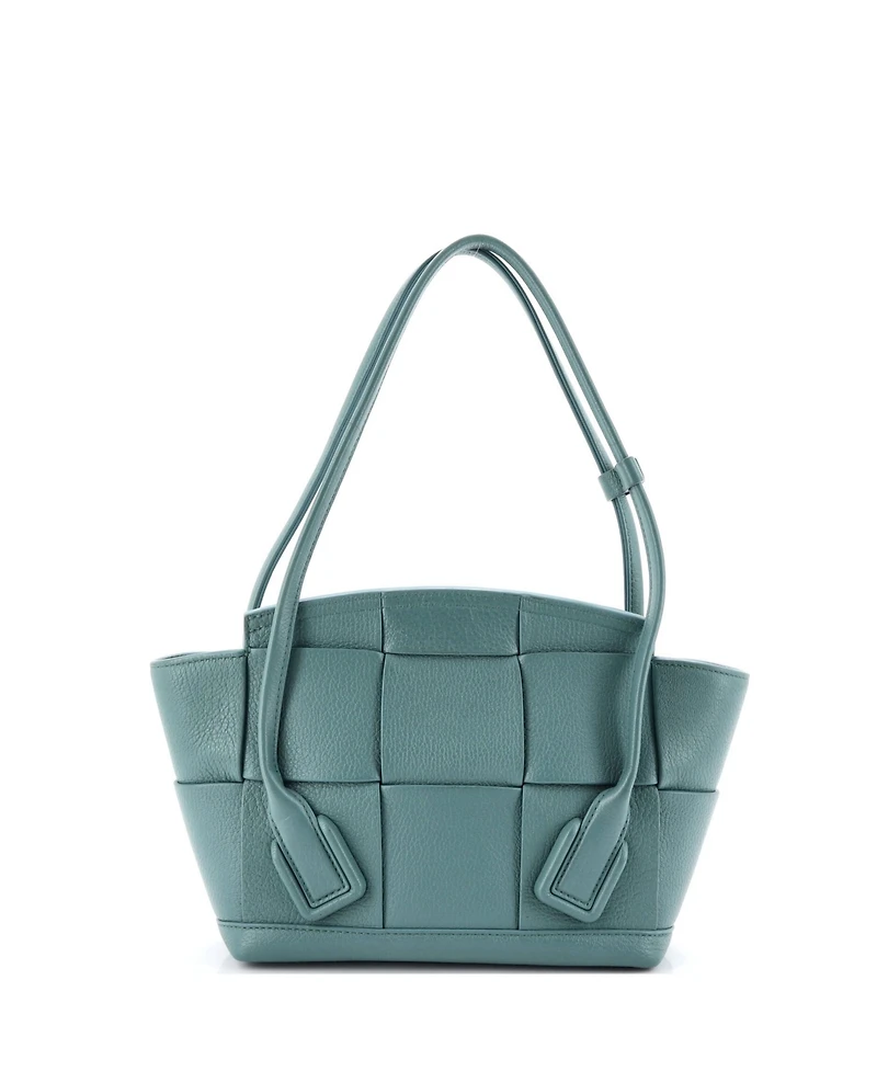 Pre-Owned Bottega Veneta Small Arco Bag Maxi Intrecciato Leather