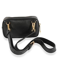 Pre-Owned Fendi x Versace Fendace Black Logo Print Camera Case