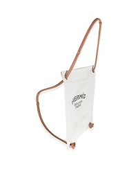 Pre-Owned HERMES Gold Swift Craie Maline Grooming Bag