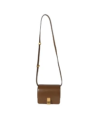 Pre-Owned Celine Brown Smooth Leather Small Box Bag