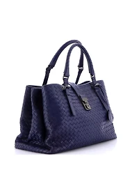 Pre-Owned Bottega Veneta Medium Roma Bag Intrecciato Nappa