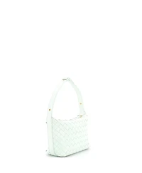 Pre-Owned Bottega Veneta Mini Wallace Shoulder Bag Intrecciato Nappa