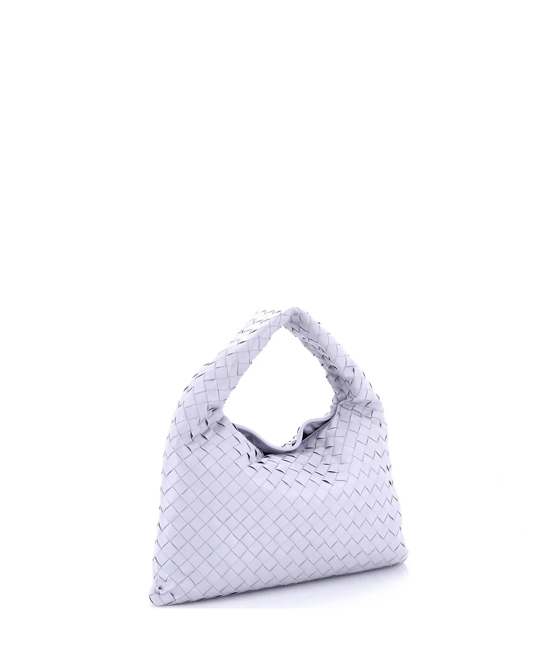 Pre-Owned Bottega Veneta Small Hop Hobo Intrecciato Leather