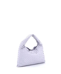 Pre-Owned Bottega Veneta Small Hop Hobo Intrecciato Leather