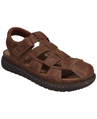 Dockers Men's Sarasota Tumbled Full Grain Moc Toe Sandal