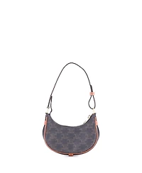 Pre-Owned Celine Mini Ava Bag Triomphe Coated Canvas