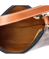 Pre-Owned Celine Mini Ava Bag Triomphe Coated Canvas