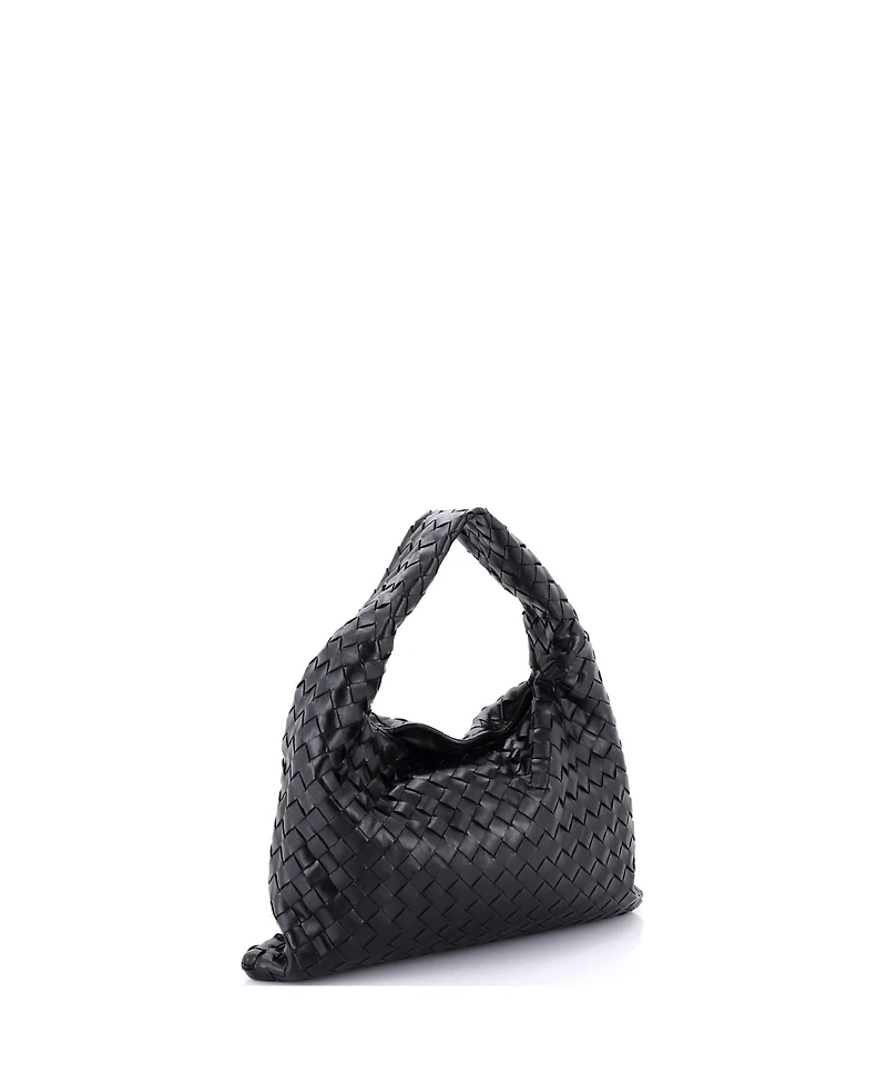 Pre-Owned Bottega Veneta Small Hop Hobo Intrecciato Leather