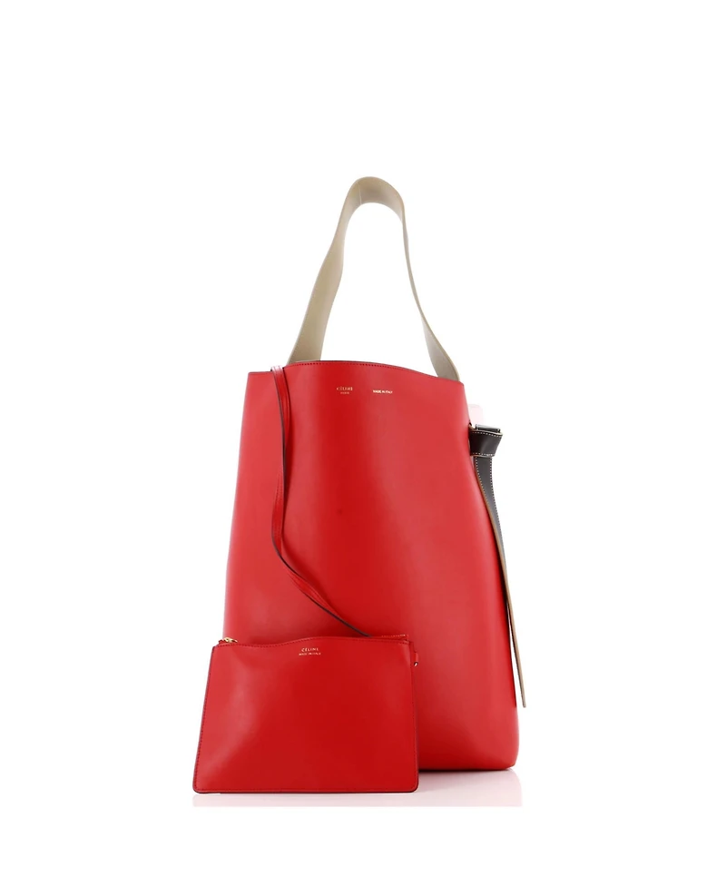 Pre-Owned Celine Small Twisted Cabas Tote Calfskin