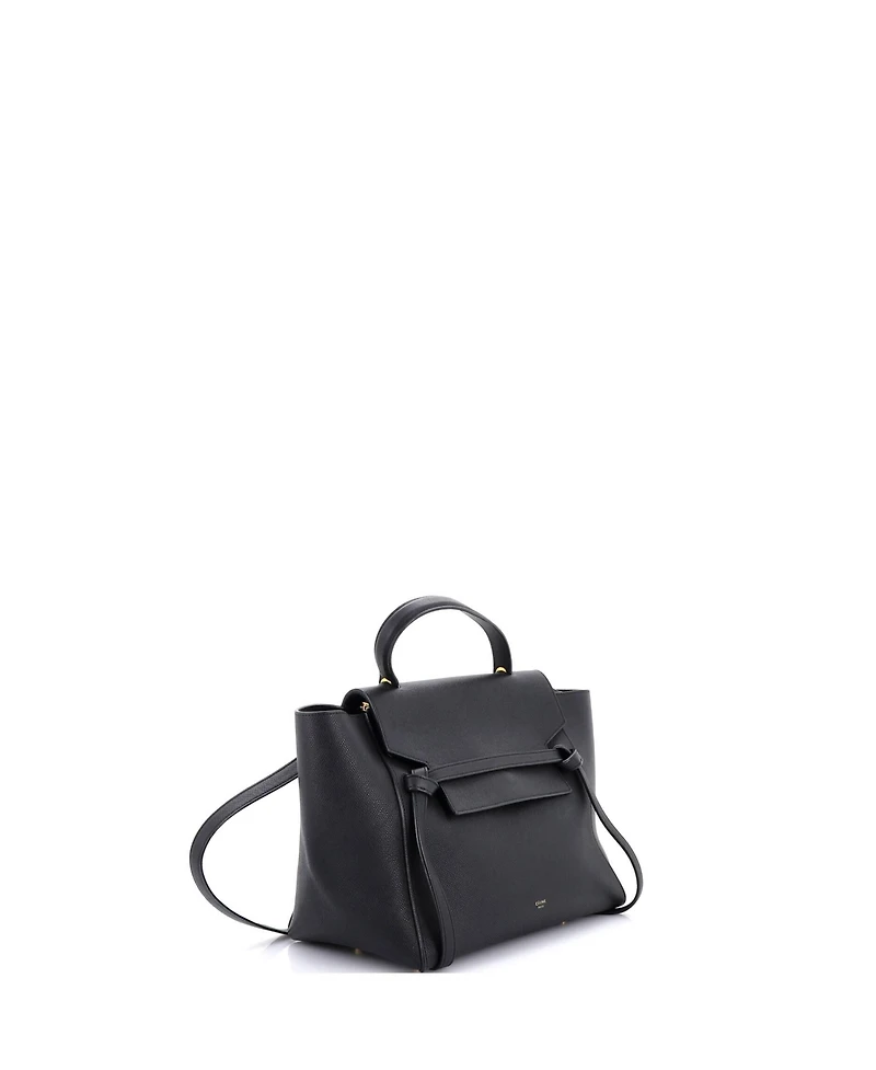 Pre-Owned Celine Mini Belt Bag Textured Leather