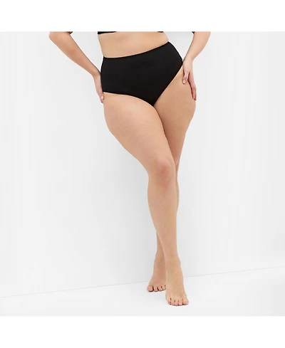 City Chic Women's Luxe Microfibre 3 Pack Hi Thong