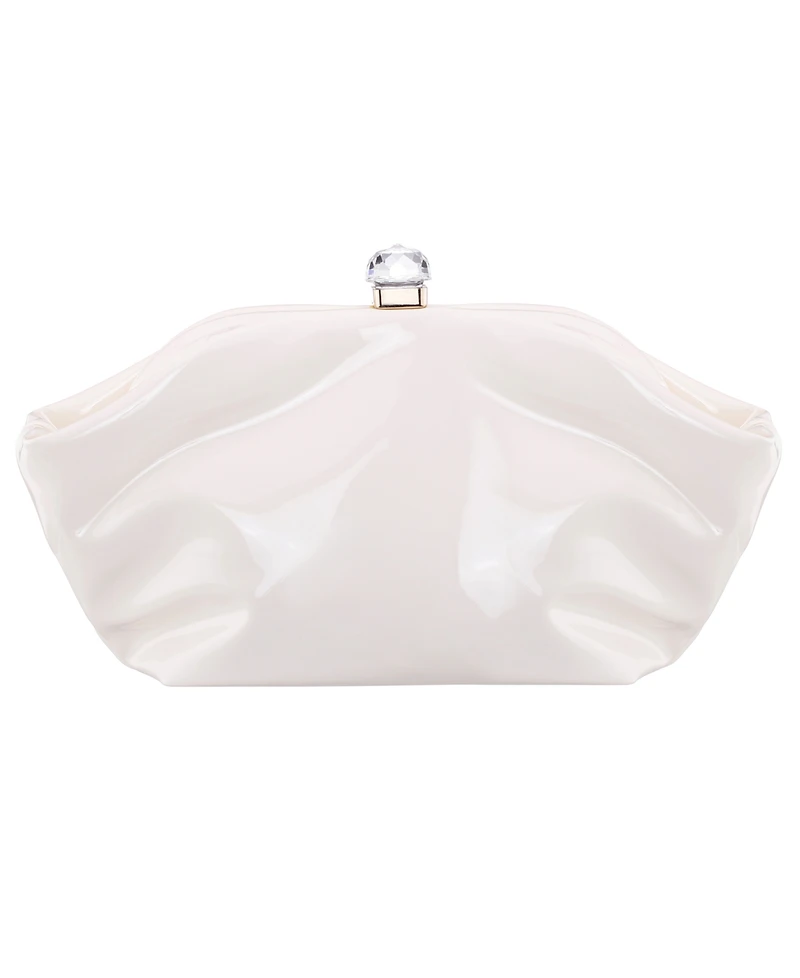 Nina Lyric Soft Metallic Small Clutch Handbag