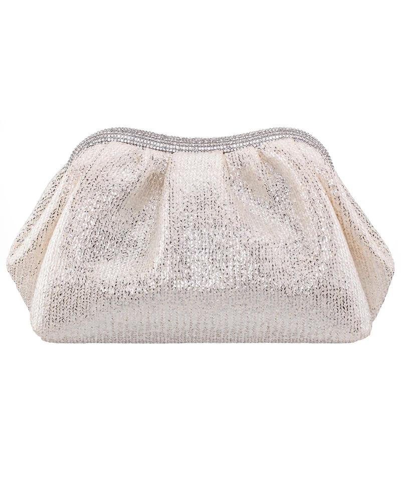Nina Zayla Straw Small Clutch Handbag