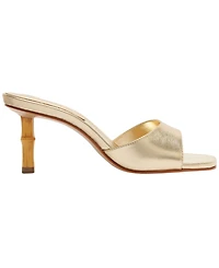 Schutz Women's Leena Bamboo Stiletto Heel Sandals