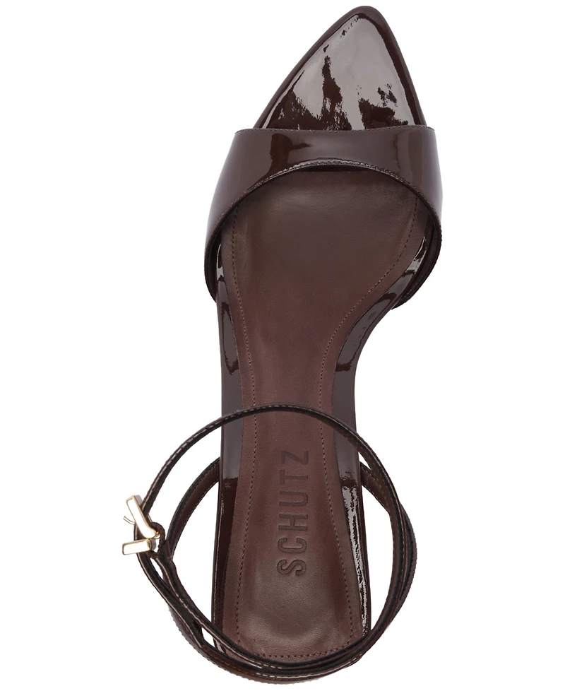 Schutz Women's Elodie Buckle Ankle Strap Sandals