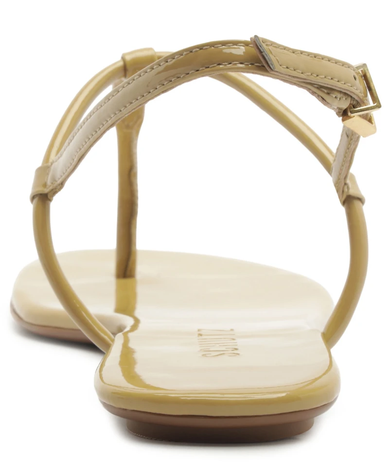 Schutz Women's Elsha Round Toe Flat Sandals