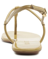 Schutz Women's Elsha Round Toe Flat Sandals