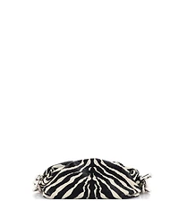 Pre-Owned Bottega Veneta The Chain Pouch Printed Textured Leather