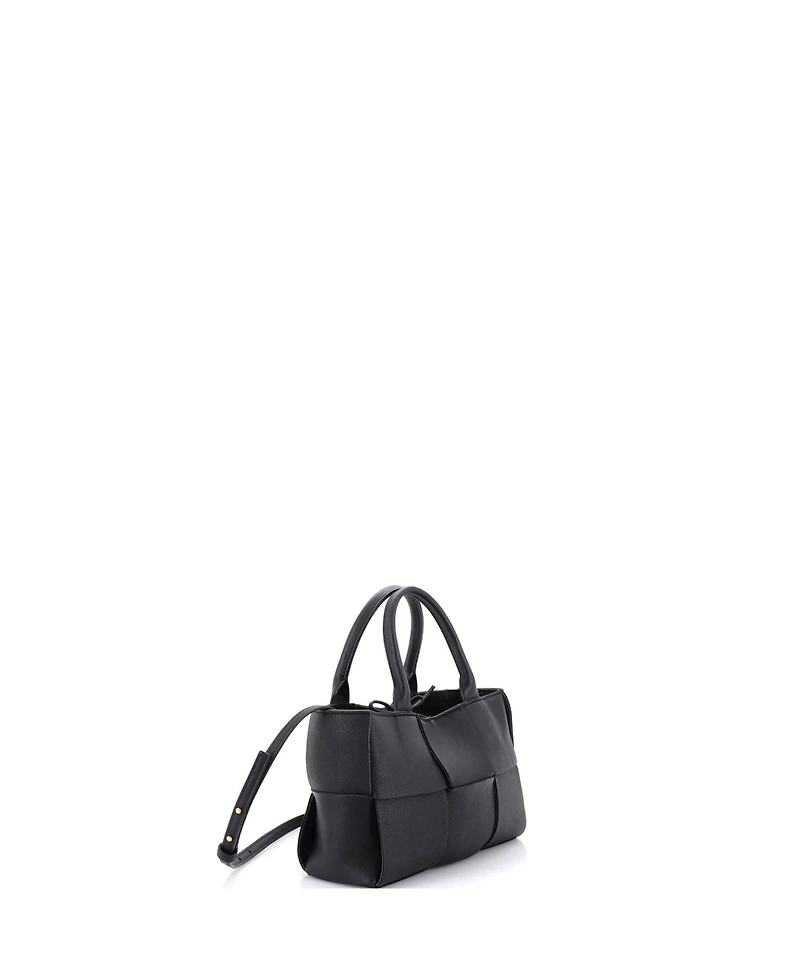 Pre-Owned Bottega Veneta Mini Arco Tote Maxi Intrecciato Leather