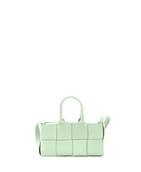 Pre-Owned Bottega Veneta Mini Arco Tote Maxi Intrecciato Leather