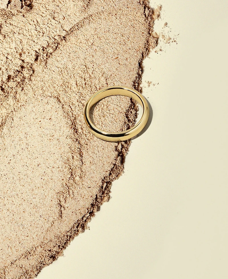 Ana Luisa 14k Gold-Plated Everly High-Polish Band Ring