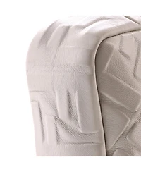 Pre-Owned Fendi Medium Baguette Nm Bag Zucca Embossed Leather