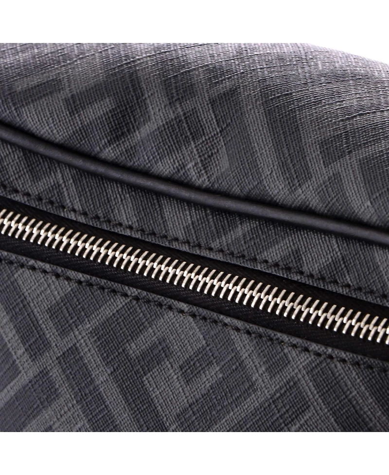 Pre-Owned Fendi Zip Belt Bag Zucca Coated Canvas and Leather