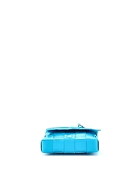 Pre-Owned Bottega Veneta Cassette Crossbody Bag Maxi Intrecciato Leather