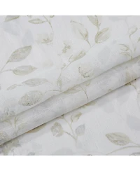 Dainty Home Cecily 2-Pack Linen Textured Metallic Light Filtering Grommet Curtain Panel Pair 38" x 84"