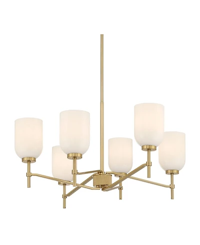 Possini Euro Design Skye 27 3/4" Wide 6-Light Chandelier