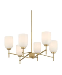 Possini Euro Design Skye 27 3/4" Wide 6-Light Chandelier