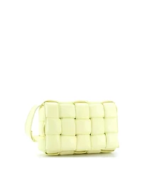 Pre-Owned Bottega Veneta Cassette Crossbody Bag Padded Maxi Intrecciato Leather