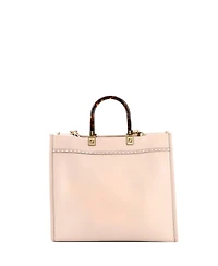 Pre-Owned Fendi Medium Sunshine Shopper Tote Leather