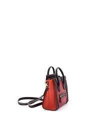 Pre-Owned Celine Nano Tricolor Luggage Bag Leather