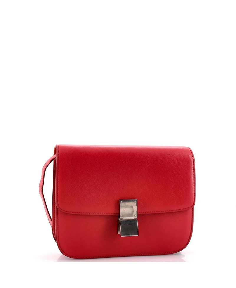 Pre-Owned Celine Medium Classic Box Bag Grainy Leather