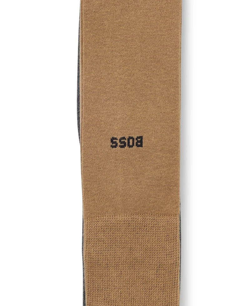 Boss by Hugo Boss Men's Mini Logo Detail Socks, 2-Pack