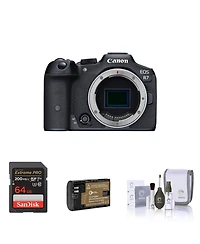Canon Eos R7 Mirrorless Camera, Bundle with 64GB Memory Card, Battery and Cleaning Kit